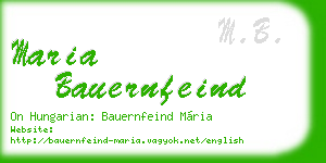 maria bauernfeind business card